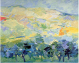 Paesaggio, 1967. Olio su tela 60x70 cm