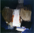 Opinioni di massa, 1975. Olio su tela 100x100 cm