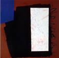 Censura, 1980. Olio su tela, 50x50cm.