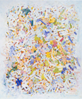 Tramatura ritmica, 1982. Olio su tela, 70x60cm.